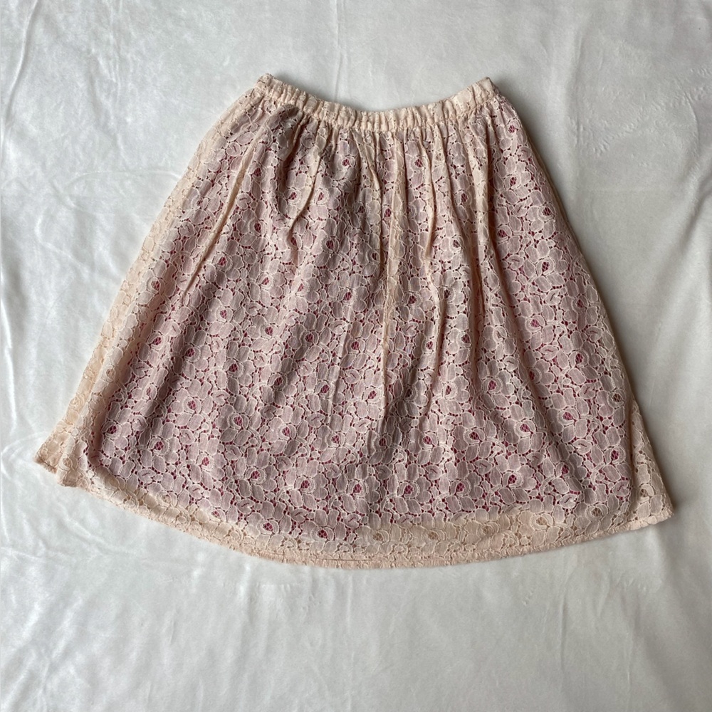 Gymboree Pink Lace Skater Skirt